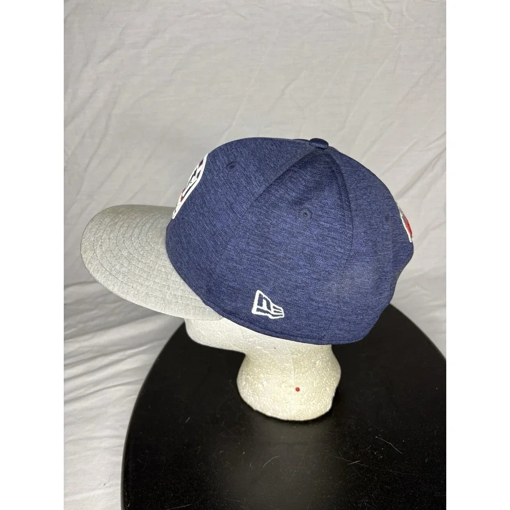 New Era 9fifty New England Patriots Hat Cap Snapback Blue & Gray Red Lot X2